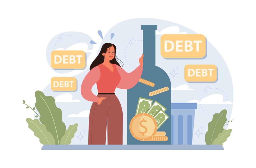 Image for display with article titled Finance | Getting Drunk on Debt