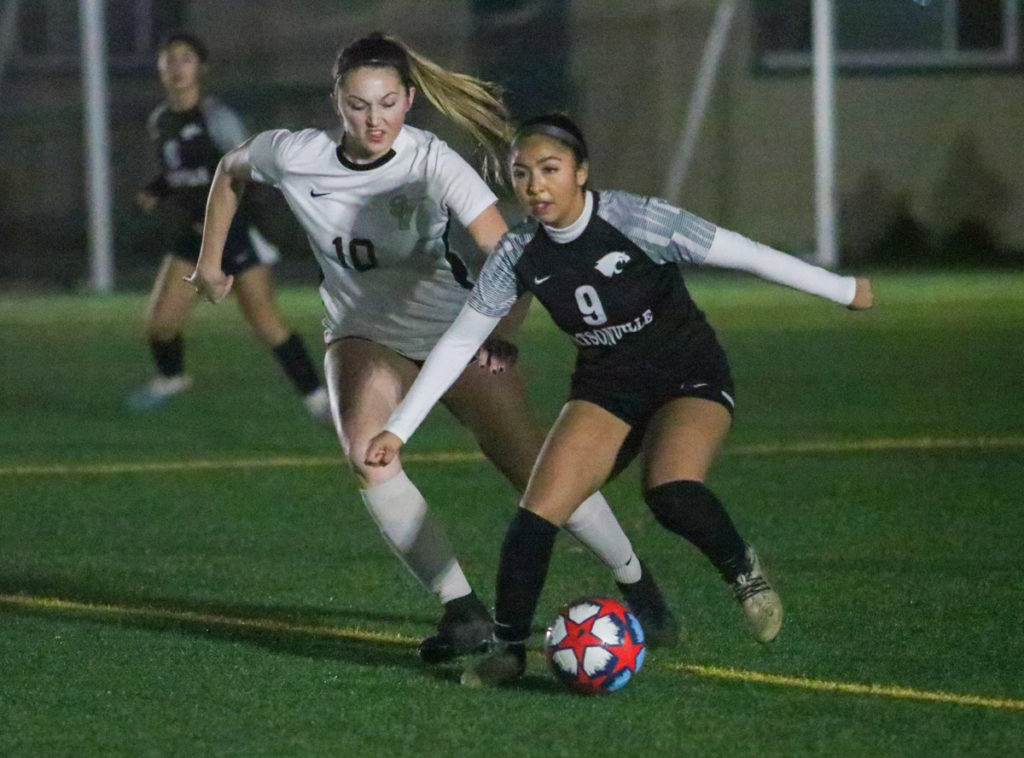 Image for display with article titled Falcon Girls’ Soccer Manages to Put Up a Fight Despite Low Turnout