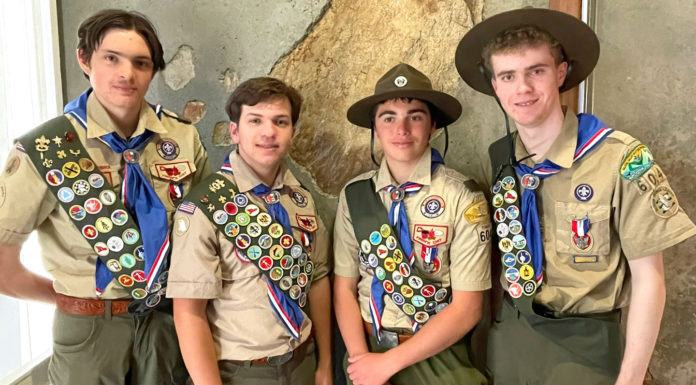 Felton Eagle Scouts fly high after achieving top rank