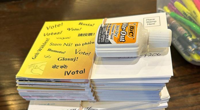 Scotts Valley PerSisters mobilizes democracy one postcard at a time