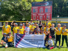 Scotts Valley Pirates capture District 39 Minor League TOC title