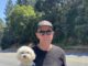owner with dog