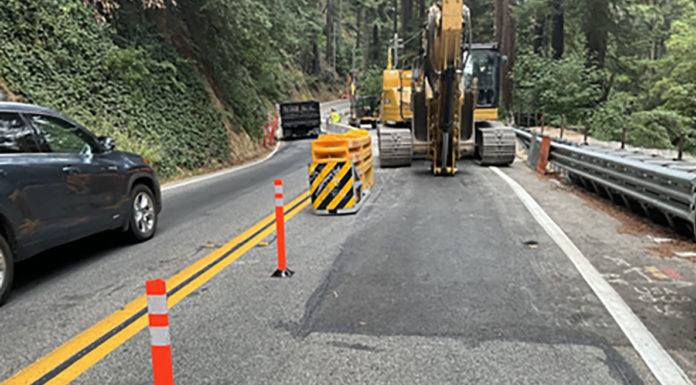 Long-term lane closure on Highway 9 for emergency repairs Highway 9 emergency project