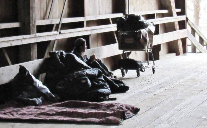Homeless person Felton