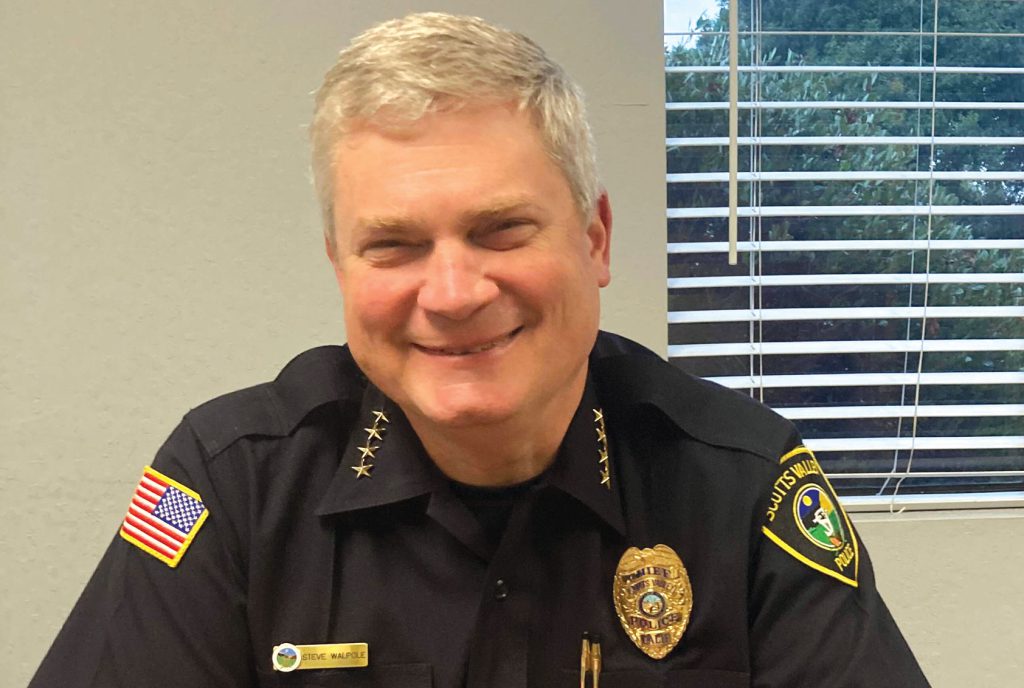 Scotts Valley Police Chief Steve Walpole Jr.