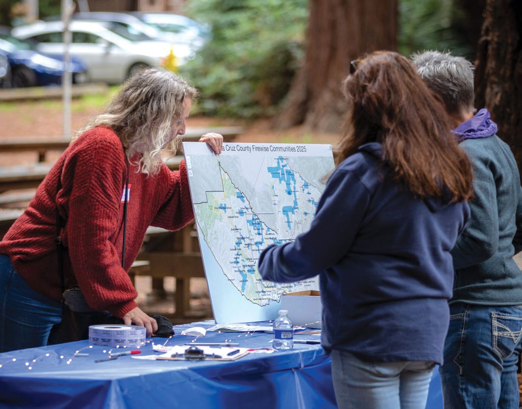 Firewise communities map
