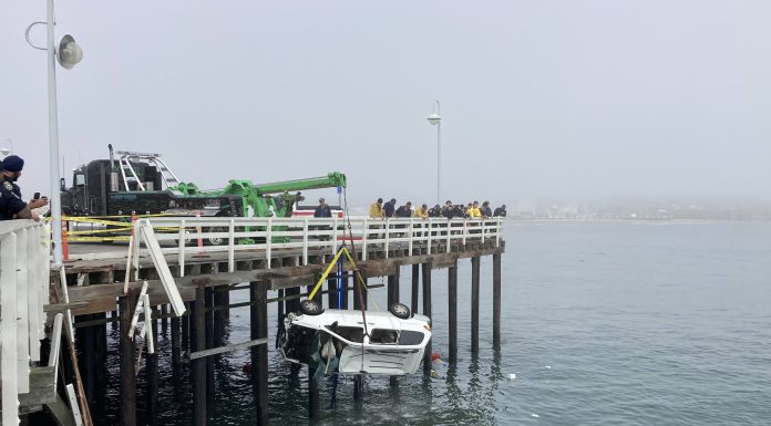 Santa Cruz Wharf incident: 1 person dead, dog sent for emergency care lifting a van from the ocean