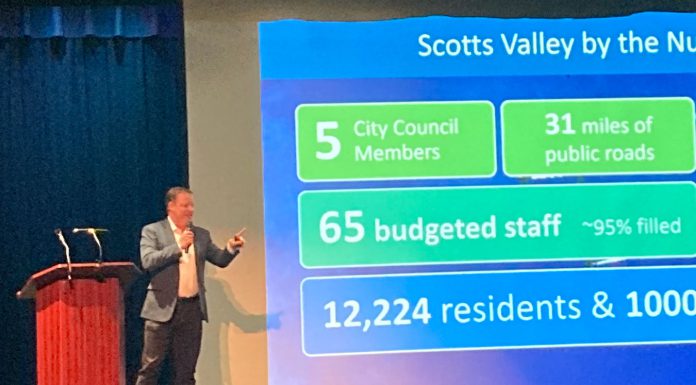 Scotts Valley officials share successes, future goals at annual address Scotts Valley State of the City Mayor Derek Timm