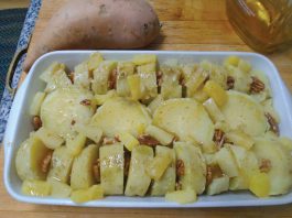 Plain Talk About Food | A Bushel and a Peck Sweet potato casserole