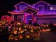 Pumpkins outside house
