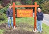 New Veterans Village sign completed on Veterans Day Veterans Village sign