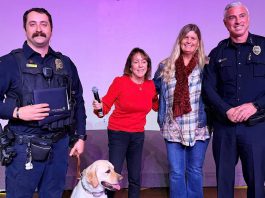 Scotts Valley K-9 team surprised with Hometown Hero honor Hometown Hero Award