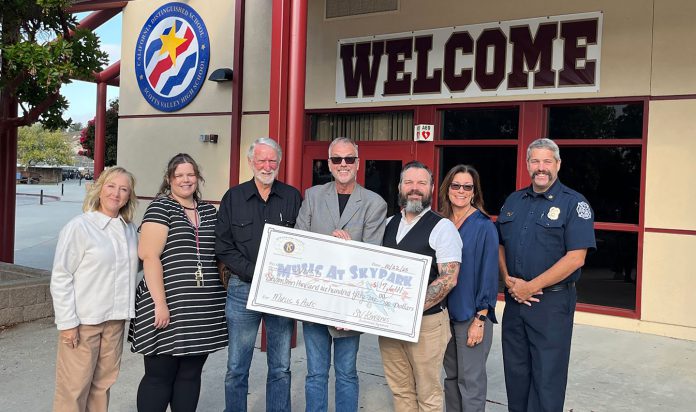 Kiwanis Club check donation