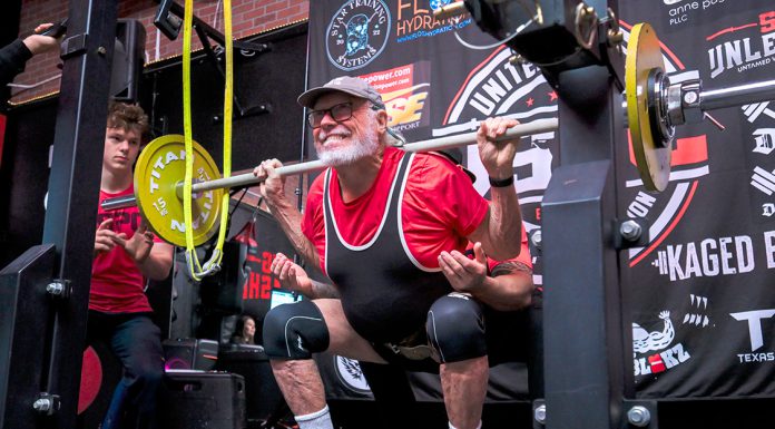 Octogenarian proves age has no limit when setting new records Philip Crawford lifting