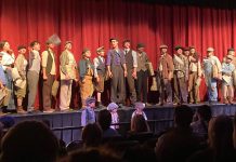 ‘Newsies’ hawk riveting storyline at The Landing in Scotts Valley Newsies cast members