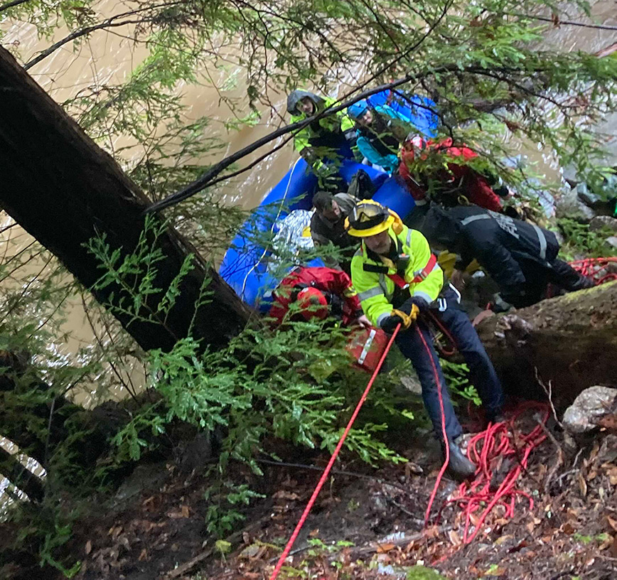 San Lorenzo River rescue