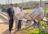 Volunteers put in sweat equity to get Siltanen Park AAA ballfield ready for season Ballfield work group