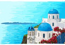 San Lorenzo Valley High School students bring ABBA-fueled ‘Mamma Mia!’ to stage Mamma Mia Greece summer island landscape