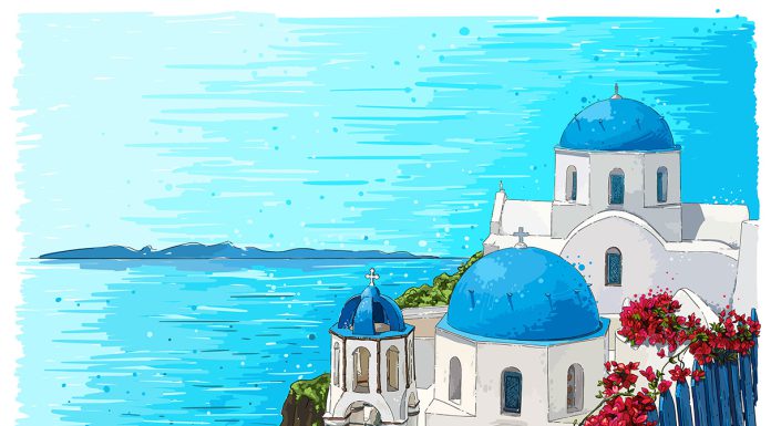 San Lorenzo Valley High School students bring ABBA-fueled ‘Mamma Mia!’ to stage Mamma Mia Greece summer island landscape