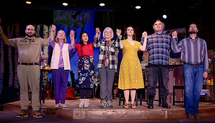 The Spitfire Grill cast on stage