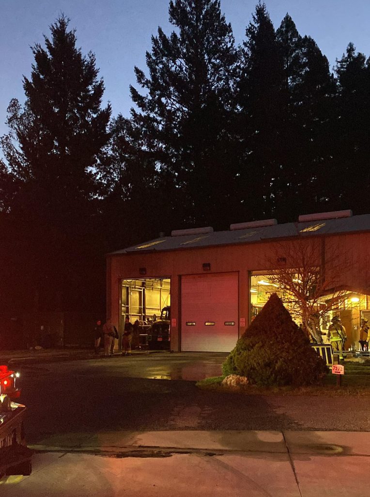 dawn fire in Bonny Doon