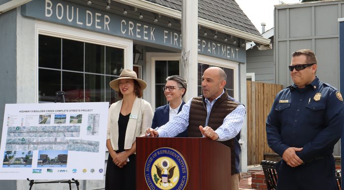 Boulder Creek Highway 9 project secures $850K federal boost Boulder Creek ceremony with officials