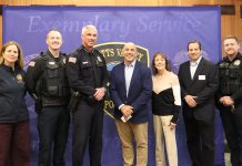 Panetta announces $682K for Scotts Valley police radio upgrade Panetta with Scotts Valley officials