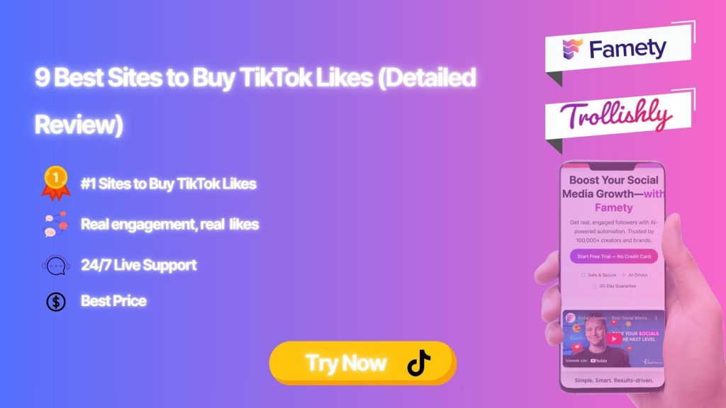 9 Best Sites to Buy TikTok Likes