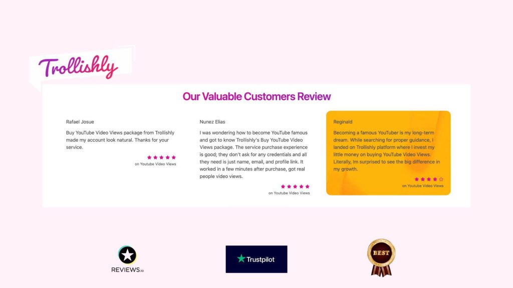 trollishly youtube views