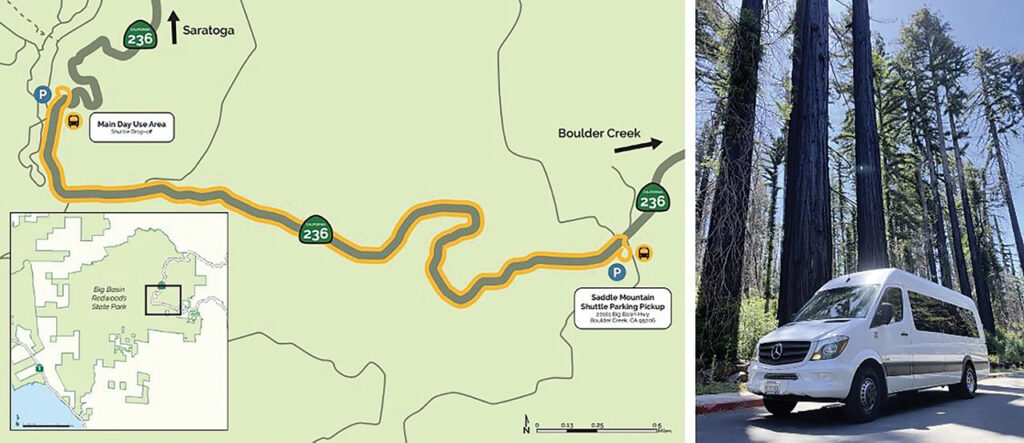 map and shuttle
