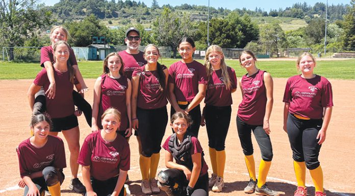Perfect seasons cap Scotts Valley Girls Softball year Scotts Valley Girls Softball