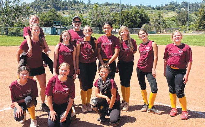 1 Banshees team Scotts Valley Girls Softball