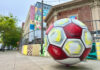 Summer of soccer kicks off in Santa Cruz County Soccer ball art