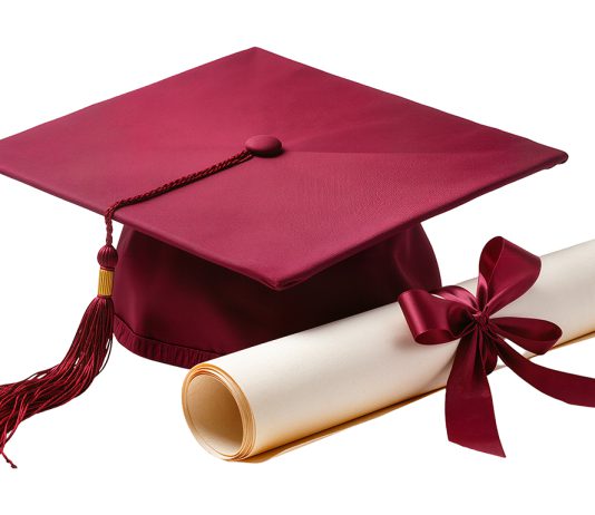 Guest Column | Keynote Speech to the Scotts Valley High School Class of 2026 Maroon graduation cap with tassel and rolled diploma tied with ribbon