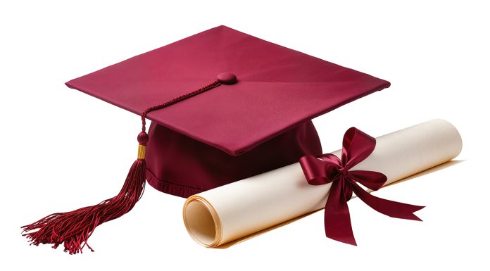 Guest Column | Keynote Speech to the Scotts Valley High School Class of 2026 Maroon graduation cap with tassel and rolled diploma tied with ribbon