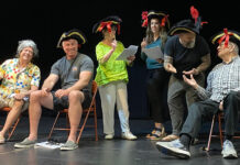 Founding of the country to come to life in Scotts Valley Theater Guild’s ‘1776: The Drama’ 1776 rehearsal