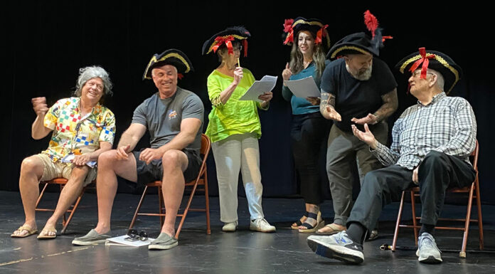 Founding of the country to come to life in Scotts Valley Theater Guild’s ‘1776: The Drama’ 1776 rehearsal