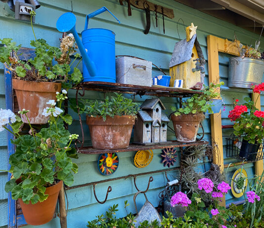 The Mountain Gardener | A Day in an Enchanted Garden Garden shed decor