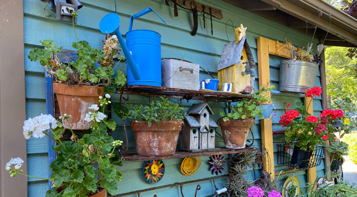 The Mountain Gardener | A Day in an Enchanted Garden Garden shed decor