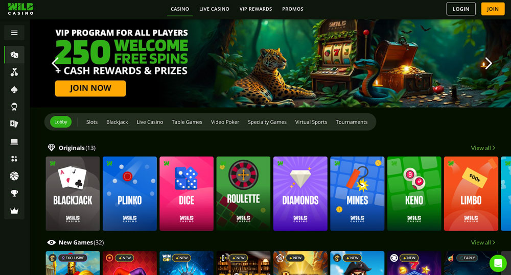 wild casino
