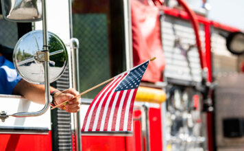 Scotts Valley prepares for 4th of July parade Fourth of July parade flag