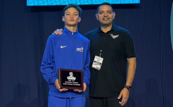Scotts Valley trampoline star joins Team USA Kyle Schottgen with Vern Vargas