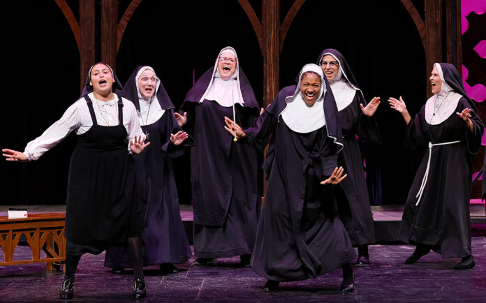 Sister Act Deloris with nuns Sister Act