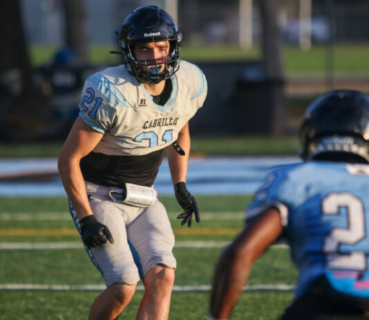 SV’s Vaughn Chomentowski continues to thrive at Cabrillo | College football