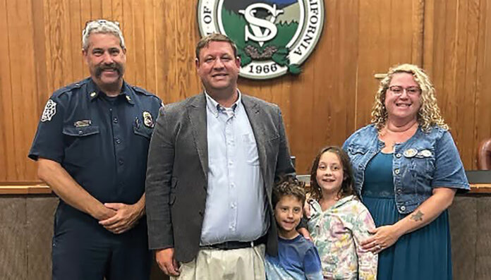 SVFD Titus with family Titus with family