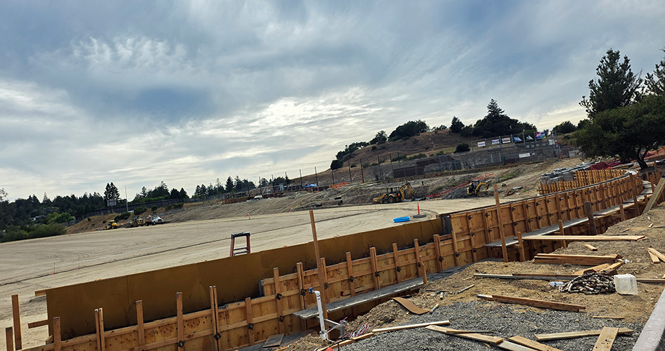 SVHS stadium construction