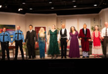 ‘Rumors’ turns dinner party into comic chaos at Park Hall Rumors cast