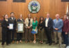 Outgoing Scotts Valley city manager honored with proclamation Mali LaGoe proclamation