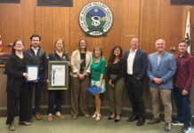 Outgoing Scotts Valley city manager honored with proclamation Mali LaGoe proclamation