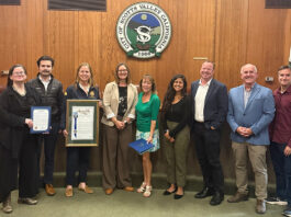 Outgoing Scotts Valley city manager honored with proclamation Mali LaGoe proclamation